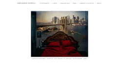 Desktop Screenshot of abelardomorell.net
