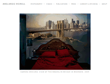 Tablet Screenshot of abelardomorell.net
